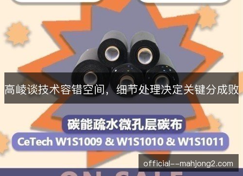高崚谈技术容错空间,细节处理决定关键分成败 高崚谈技术容错空间,细节处理决定关键分成败